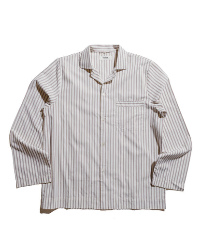 Tekla Poplin Pyjama Shirt Hopper Stripes