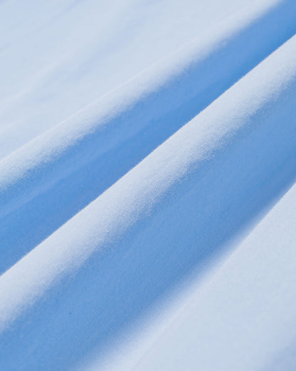 Tekla Poplin Pyjama Shirt Shirt Blue