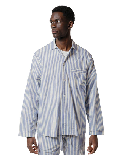 Tekla Poplin Pyjama Shirt Skagen Stripes