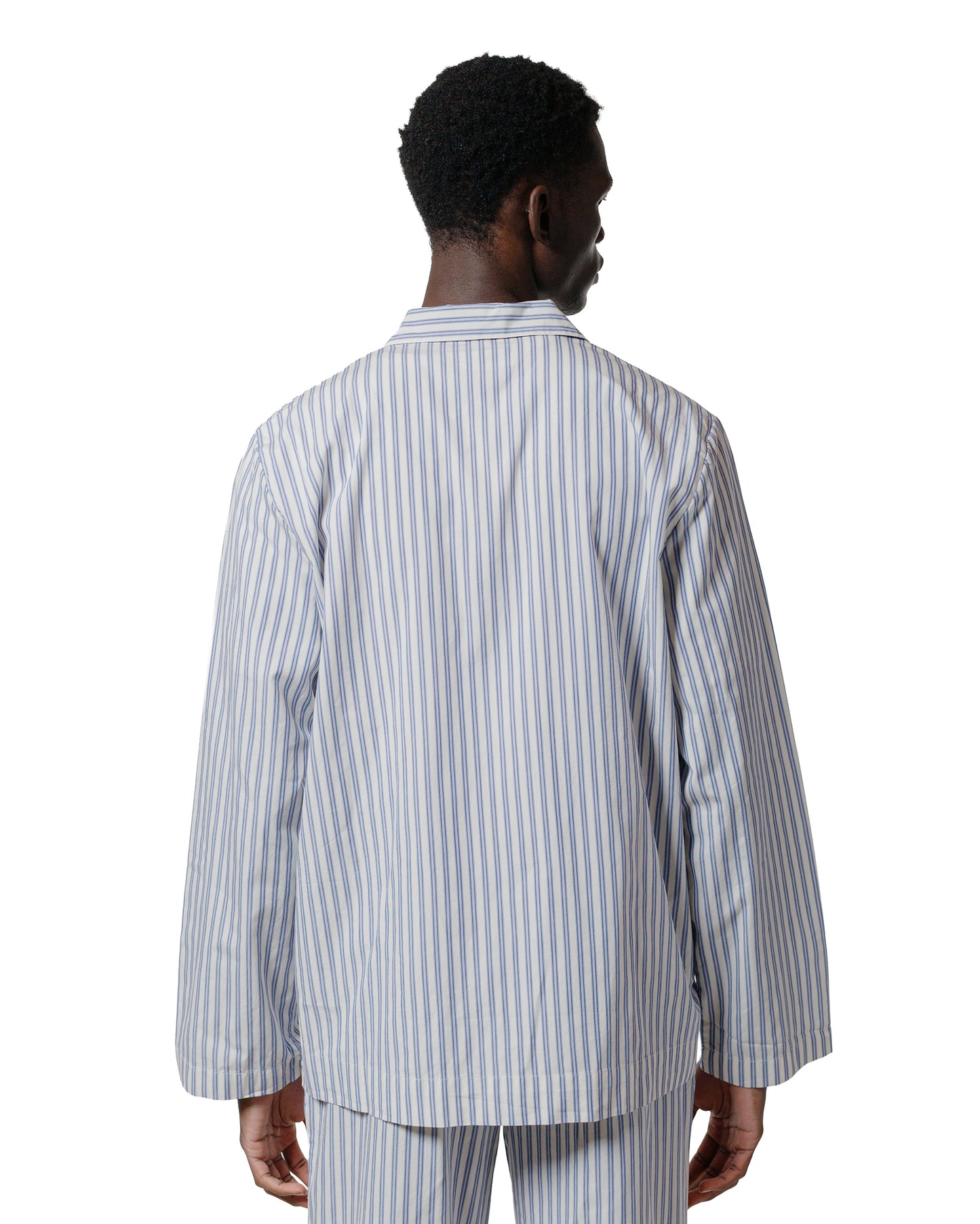 Tekla Poplin Pyjama Shirt Skagen Stripes