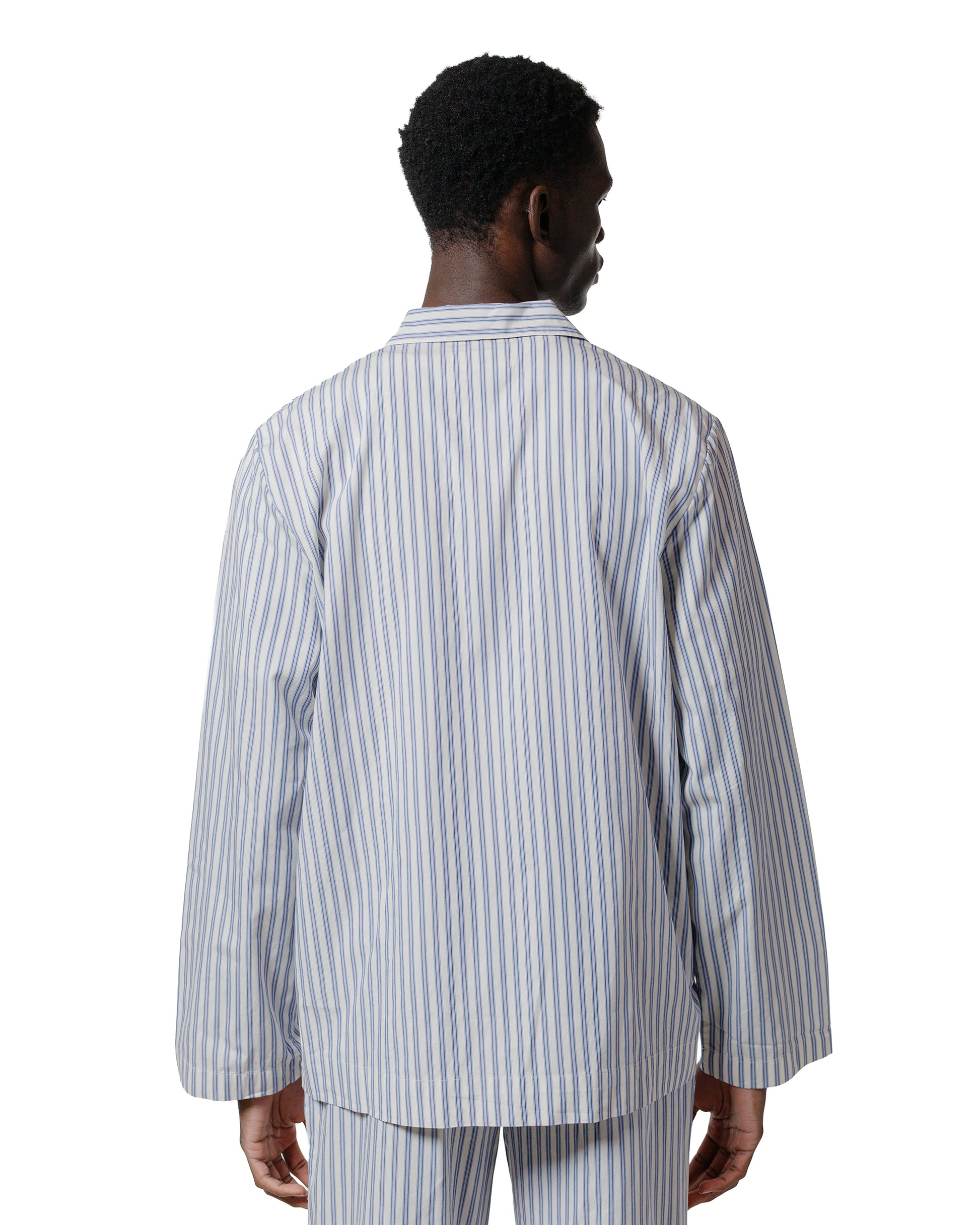 Tekla Poplin Pyjama Shirt Skagen Stripes