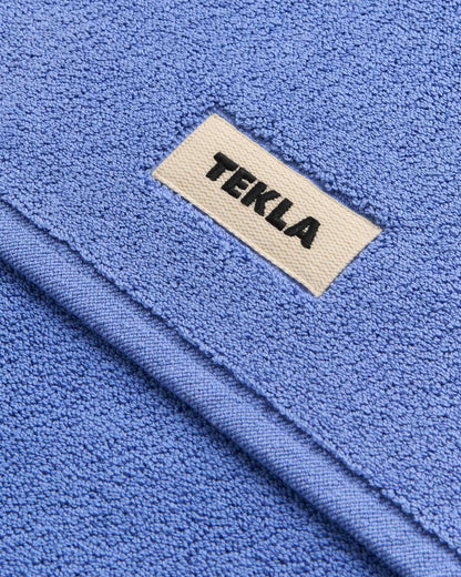 Tekla Terry Bath Mat Clear Blue