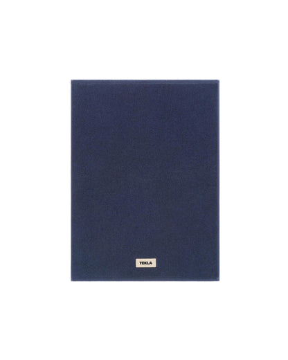 Tekla Terry Bath Mat Navy