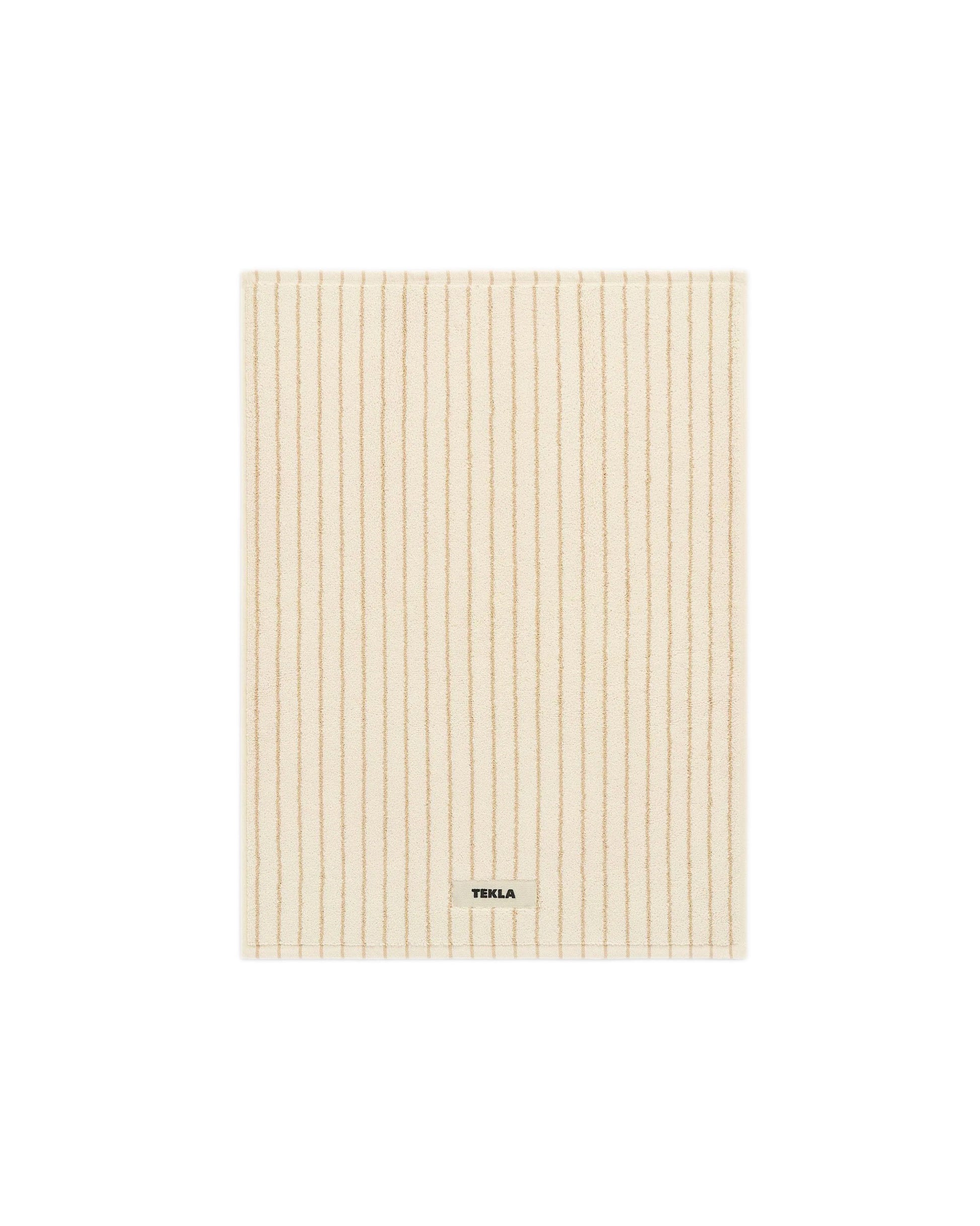 Tekla Terry Bath Mat Sienna Stripes