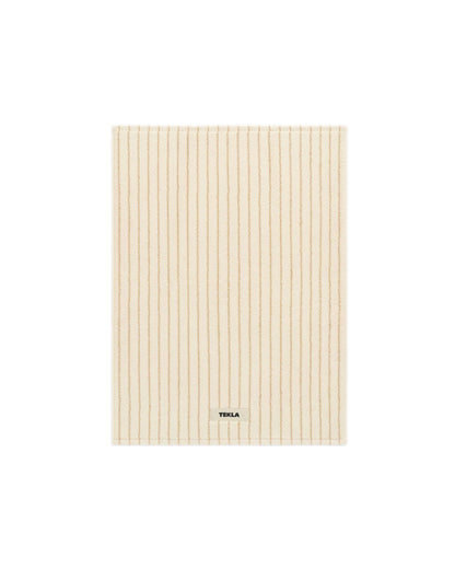 Tekla Terry Bath Mat Sienna Stripes
