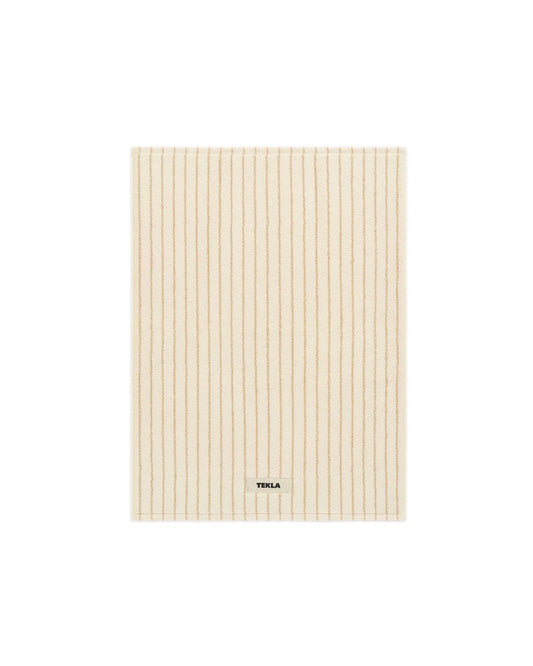Tekla Terry Bath Mat Sienna Stripes