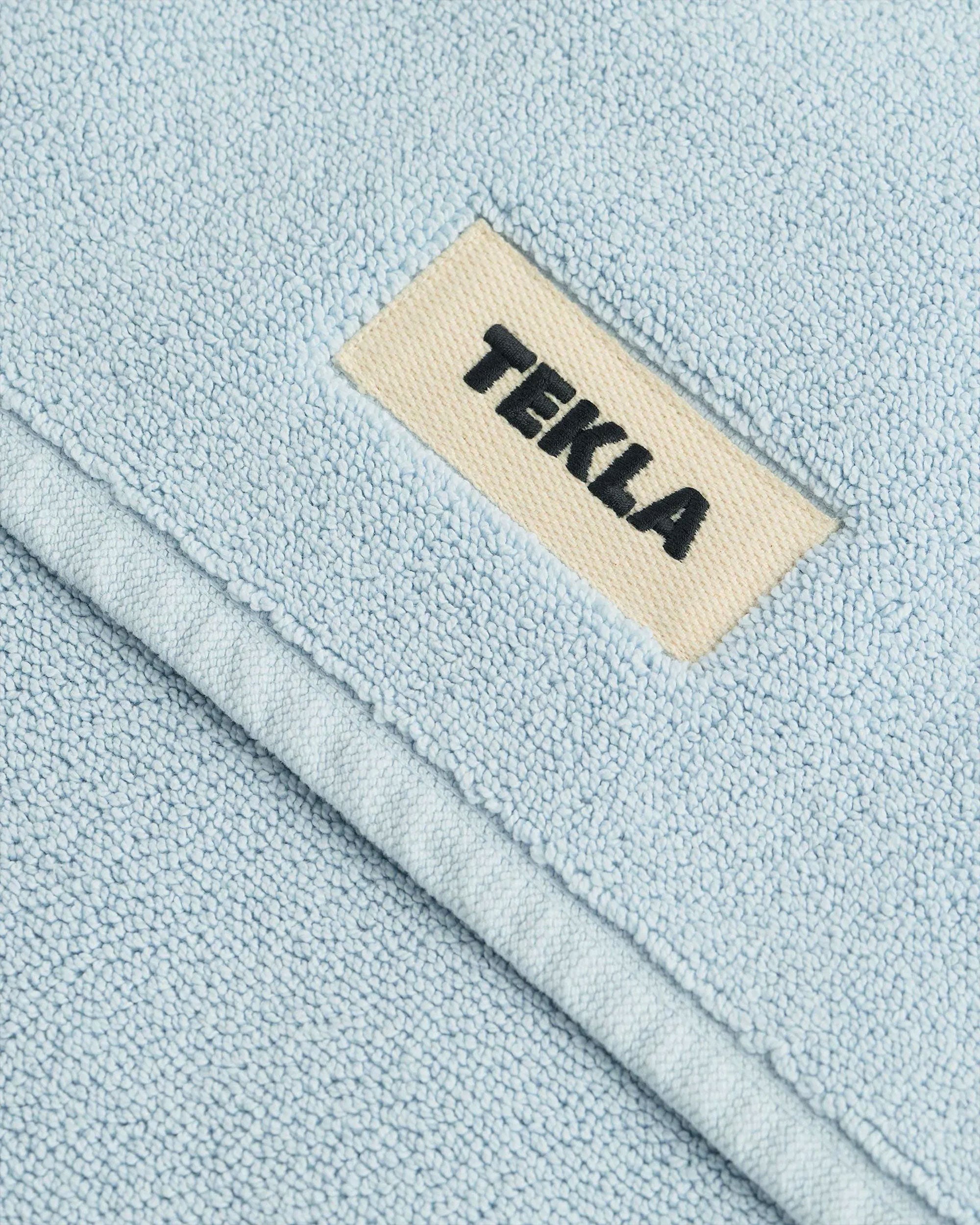 Tekla Terry Bath Mat Clear Blue