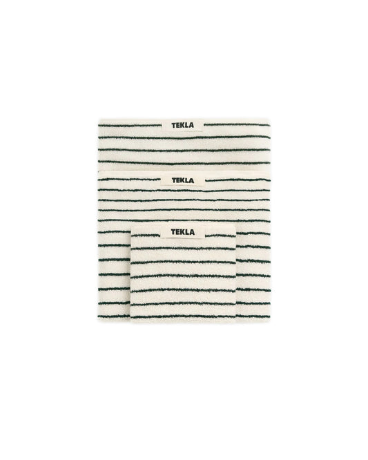 Tekla Terry Bath Towel Racing Green