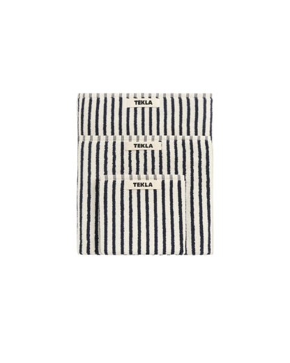 lost & found TEKLA Tekla Terry Bath Towel Sailor Stripes