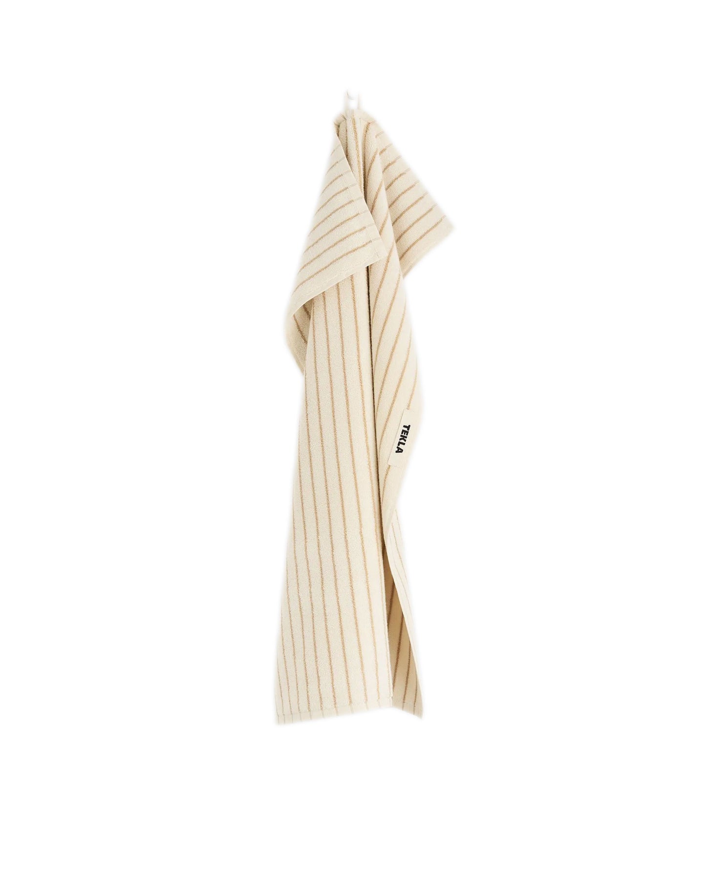 Tekla Terry Bath Towel Sienna Stripes