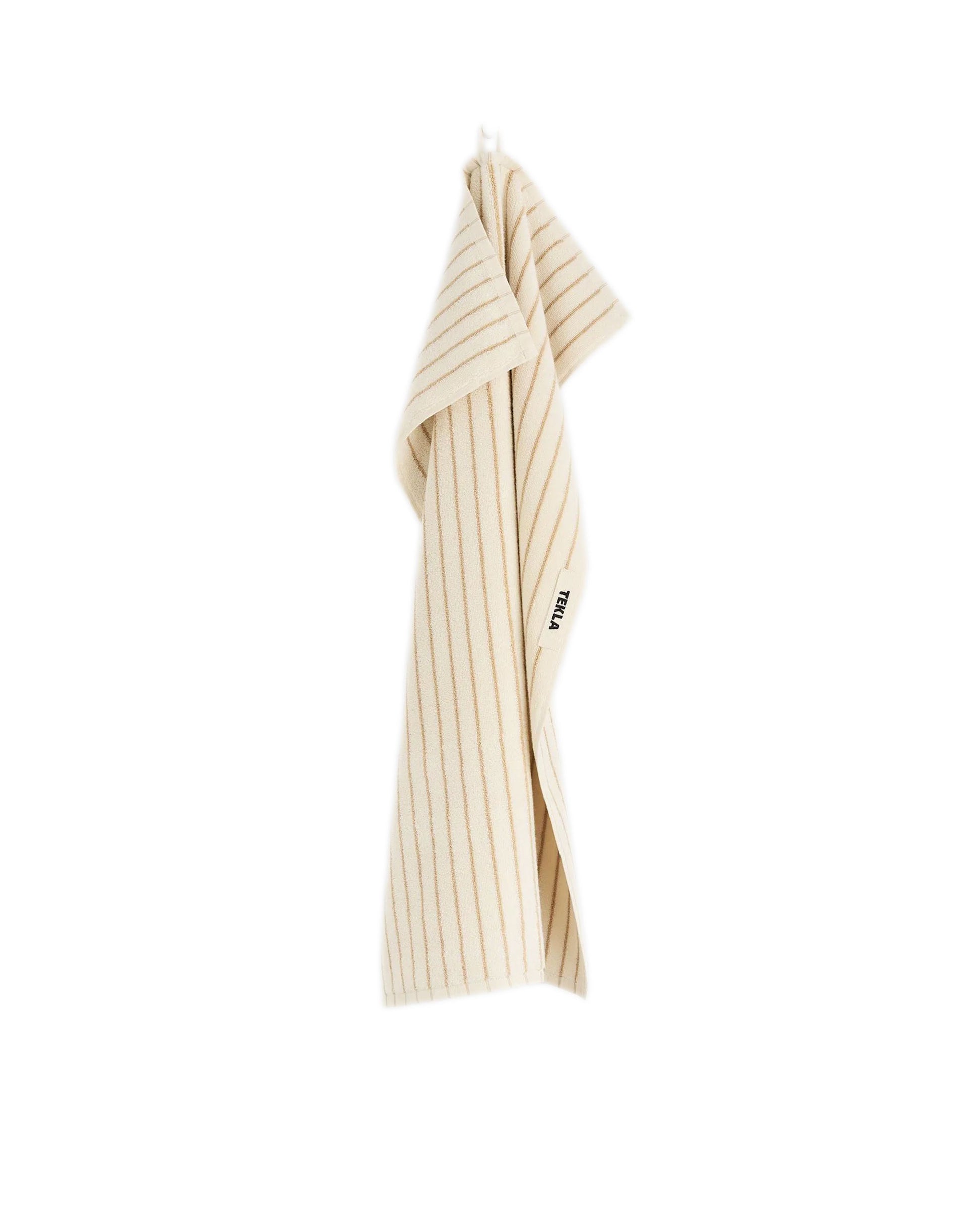 Tekla Terry Bath Towel Sienna Stripes