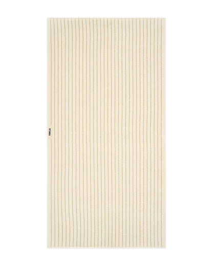 Tekla Terry Bath Towel Sienna Stripes