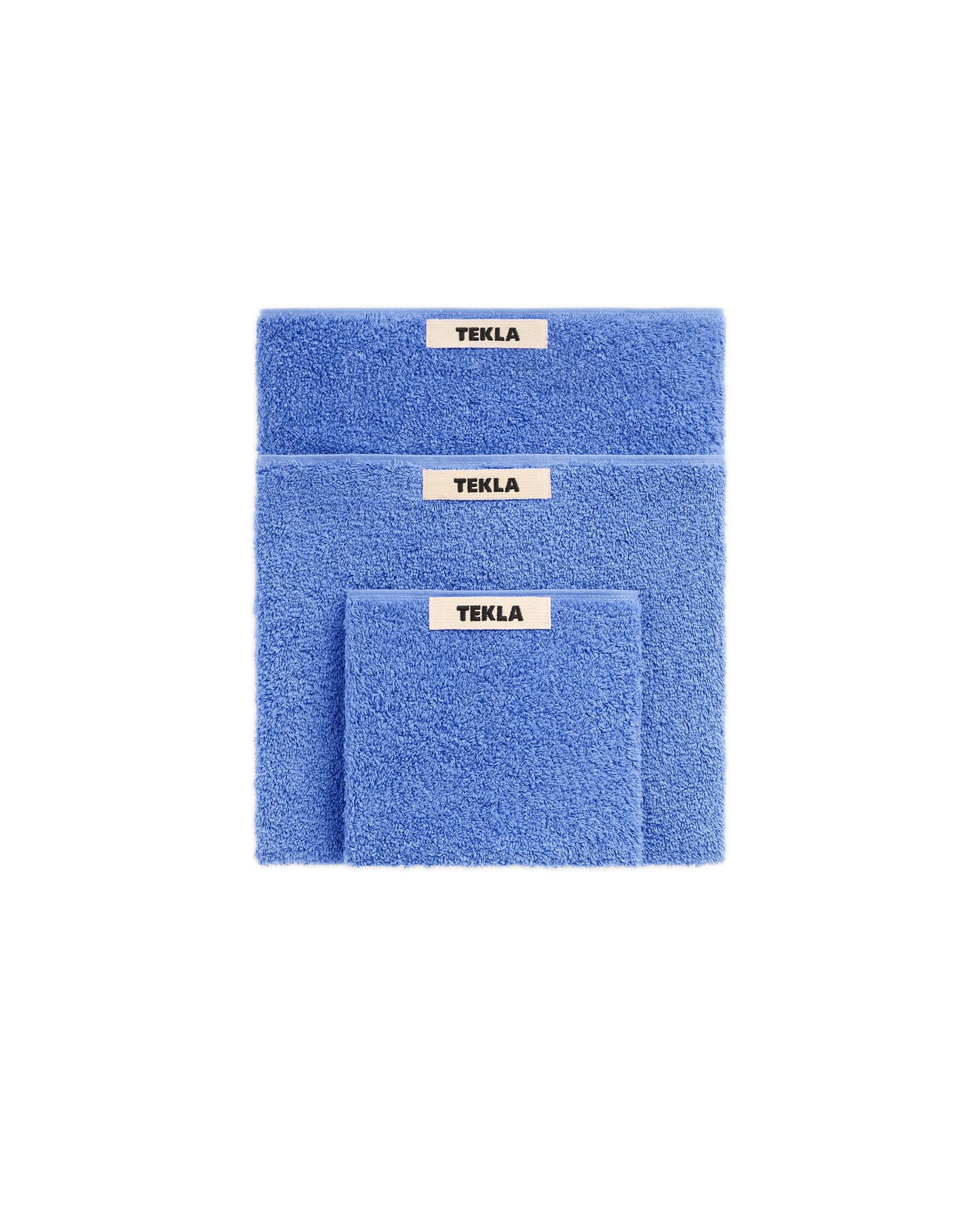 lost & found TEKLA Tekla Terry Bath Towel Clear Blue