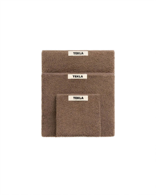 Tekla Terry Hand Towel Kodiak Brown