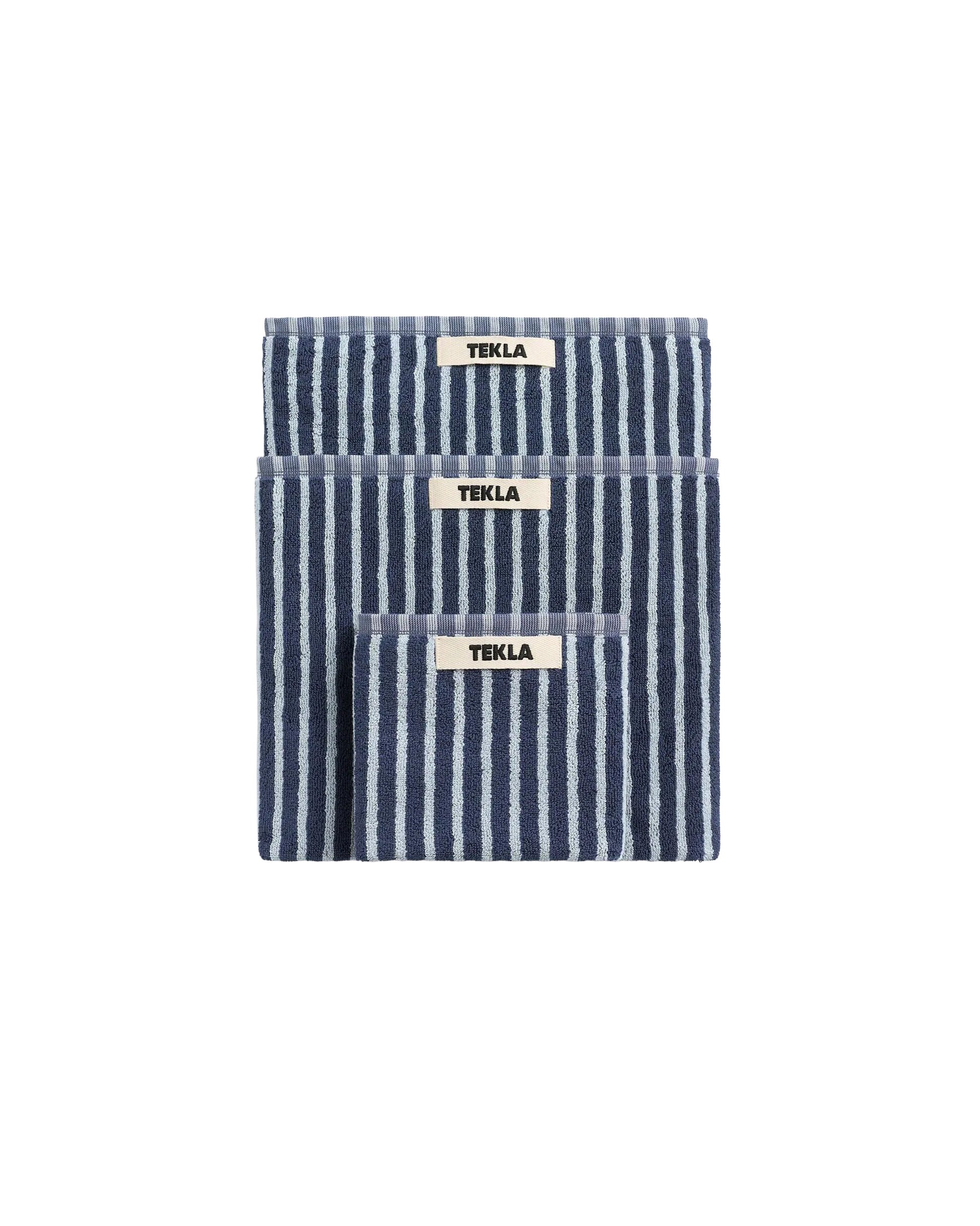 lost & found TEKLA Tekla Terry Hand Towel River Stripes