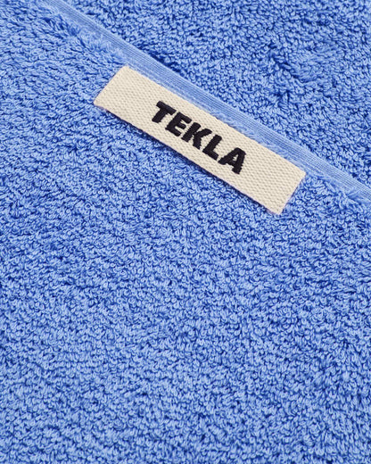 Tekla Terry Washcloth Clear Blue