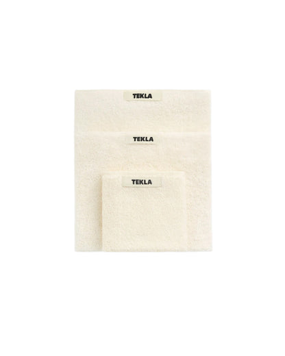 Tekla Terry Washcloth Ivory