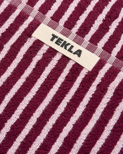lost & found TEKLA Tekla Terry Washcloth Red & Rose
