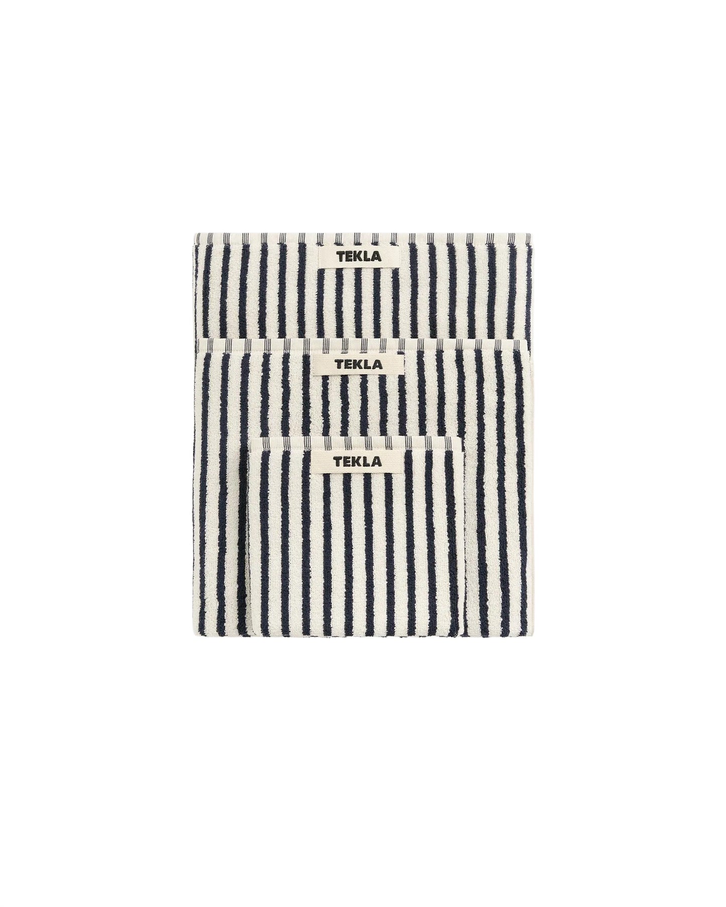 lost & found TEKLA Tekla Terry Washcloth Sailor Stripes