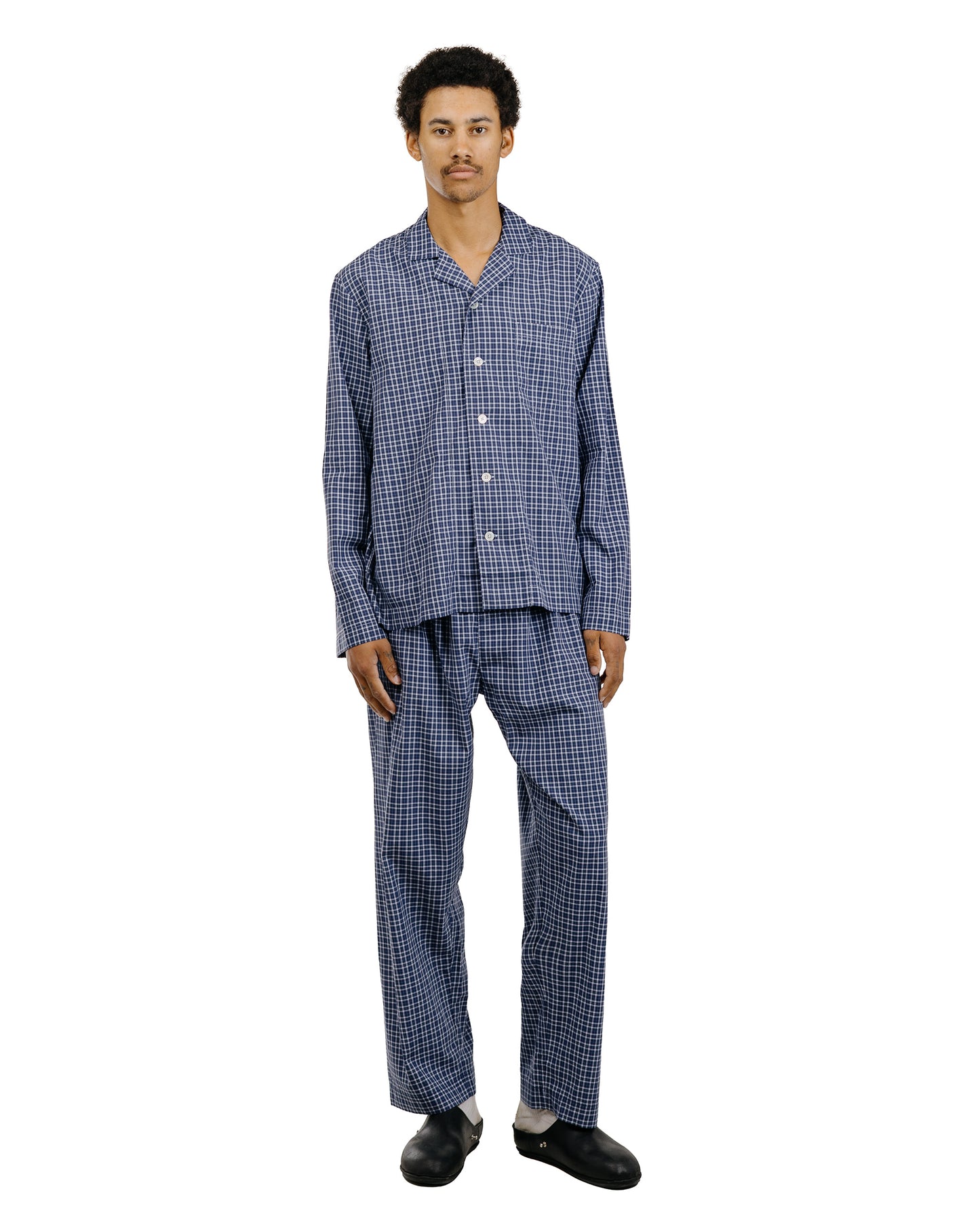 lost & found TEKLA Tekla Fine Twill Pyjama Pants Lanegan Checks