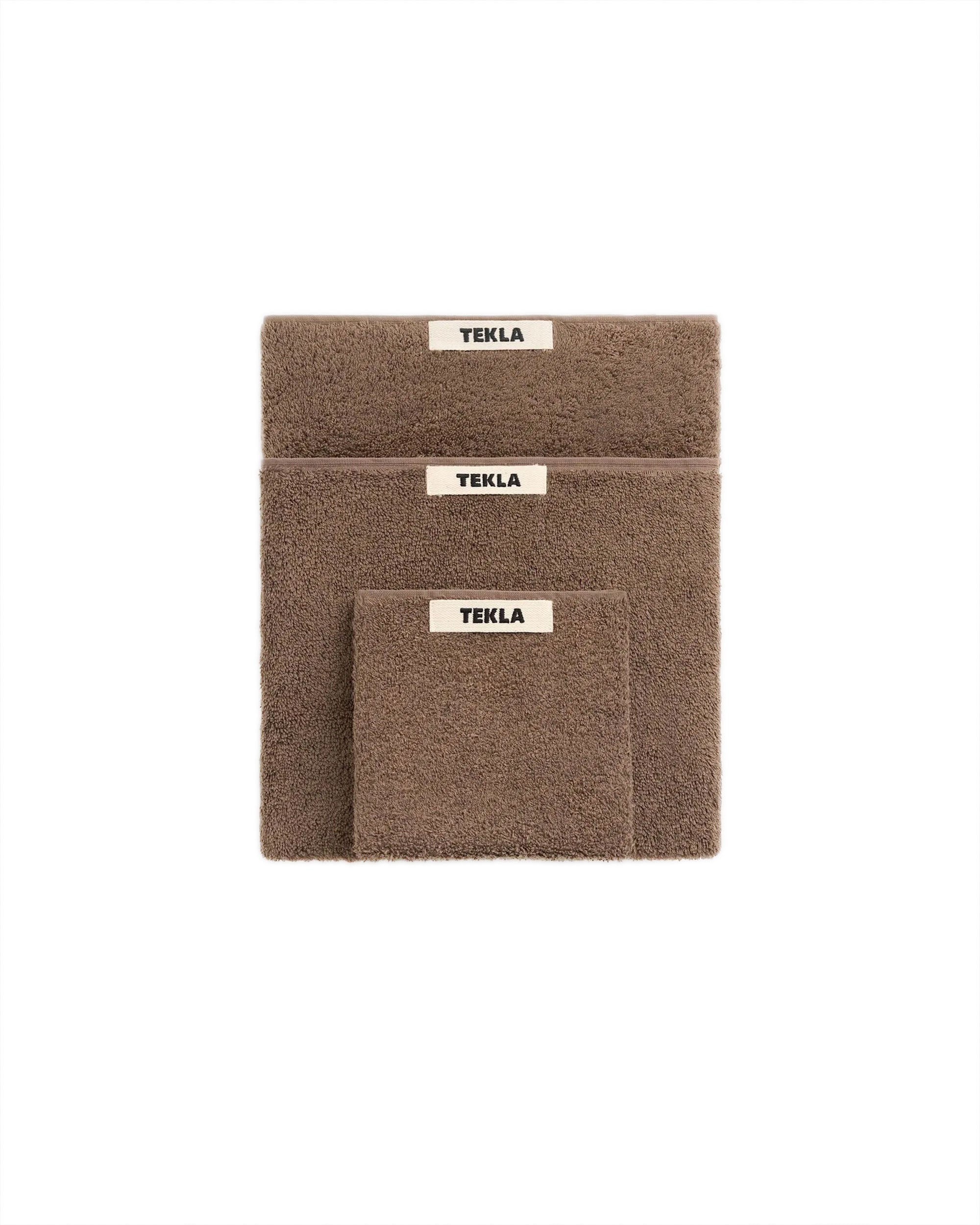 Tekla Terry バスタオル Kodiak Brown
