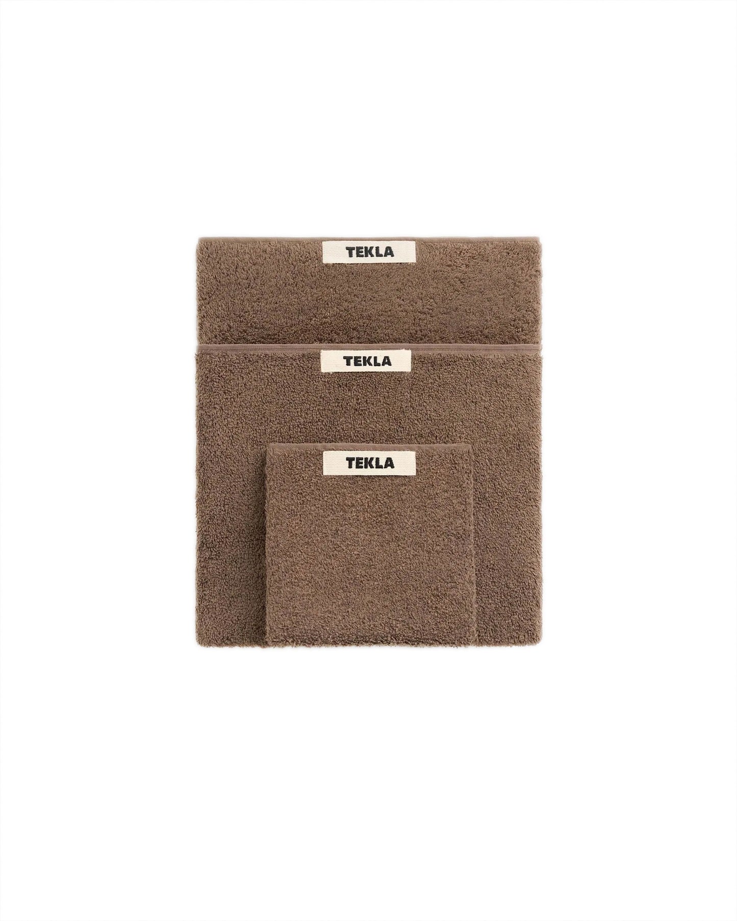 Tekla Terry Bath Towel Kodiak Brown