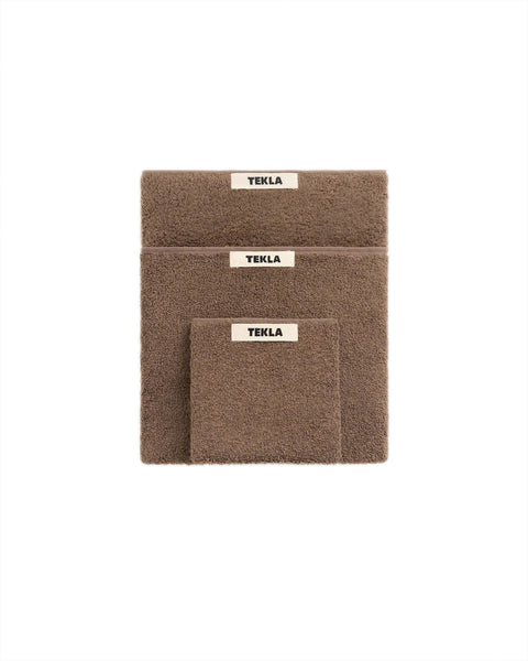 Tekla Terry バスタオル Kodiak Brown