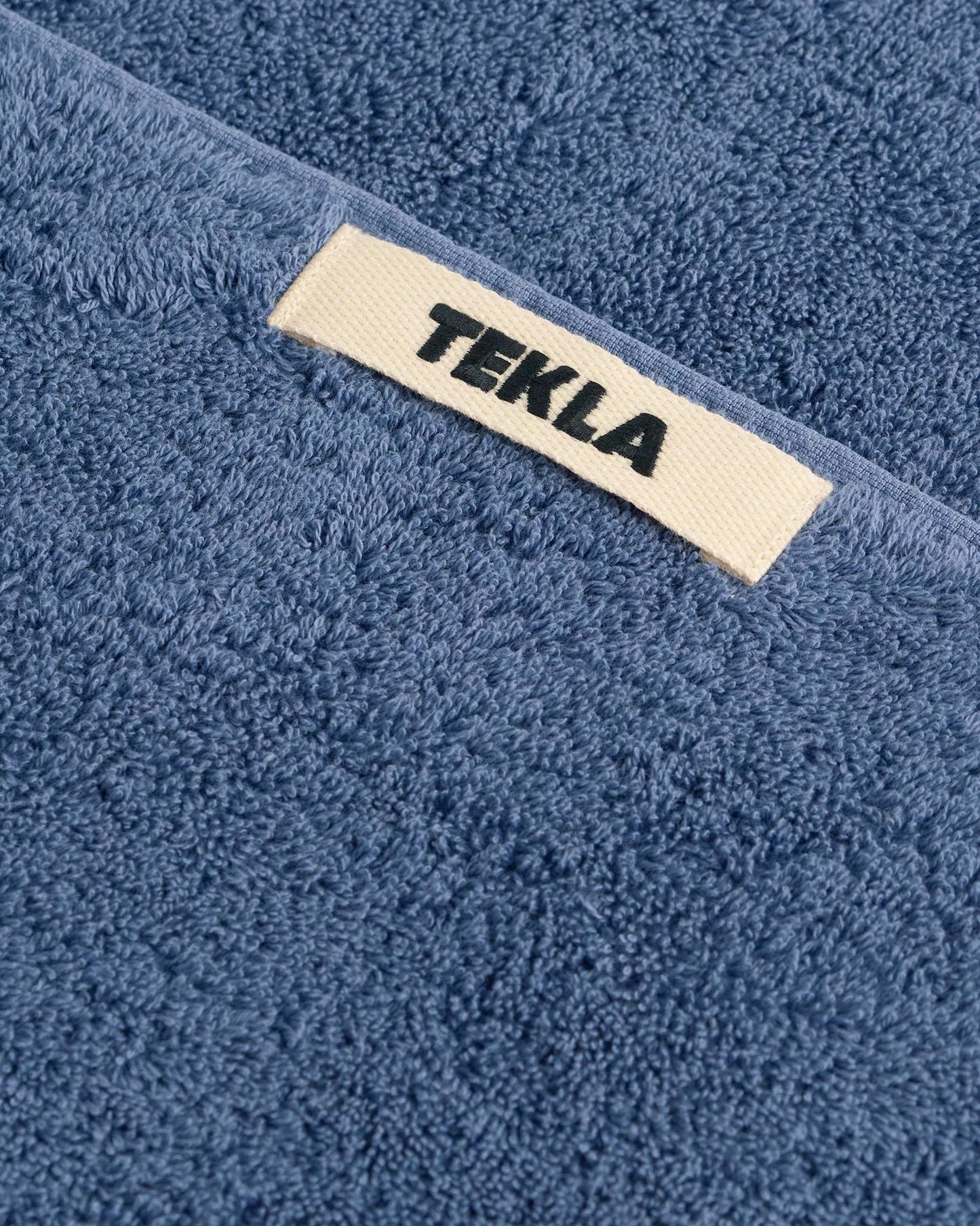 Tekla Terry Hand Towel Storm Blue