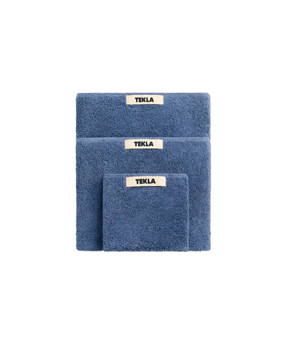 Tekla Terry Hand Towel Storm Blue