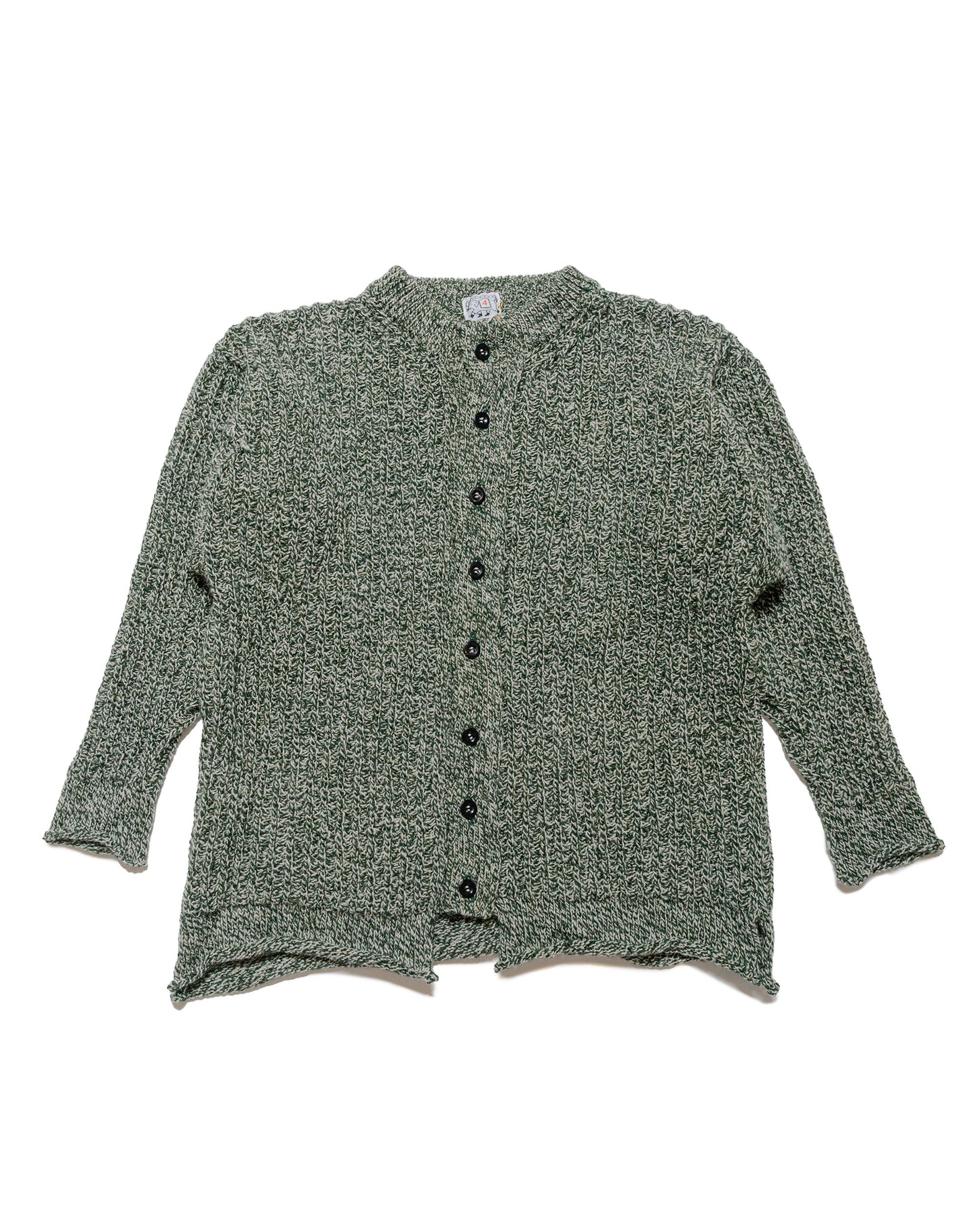 Tender 764 Tacuinum Cardigan Two Fold Shetland Wool Connemara Green