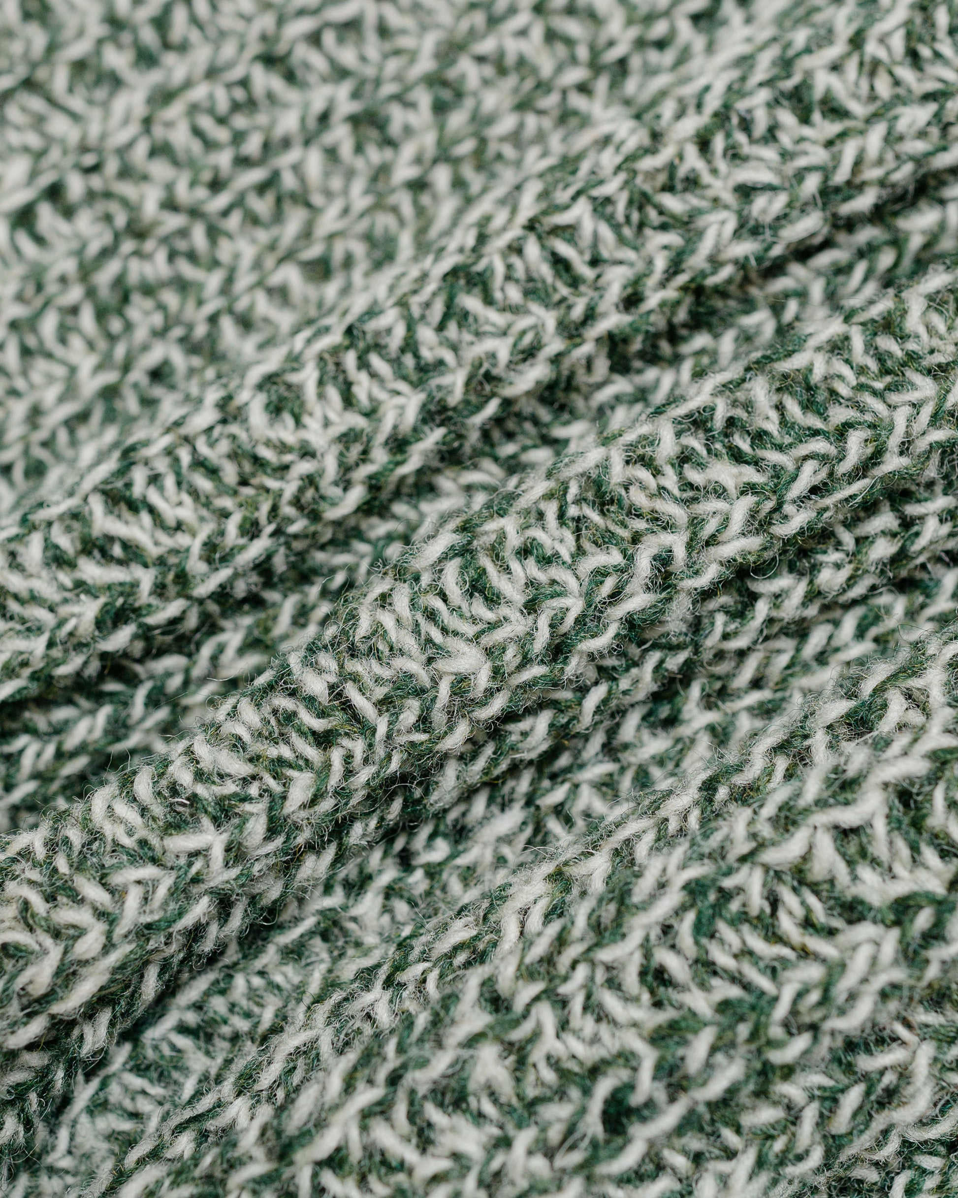 Tender 764 Tacuinum Cardigan Two Fold Shetland Wool Connemara Green fabric