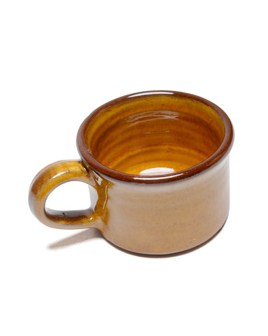 xTender Half Height Coffee Mug Red Clay Amber Glaze