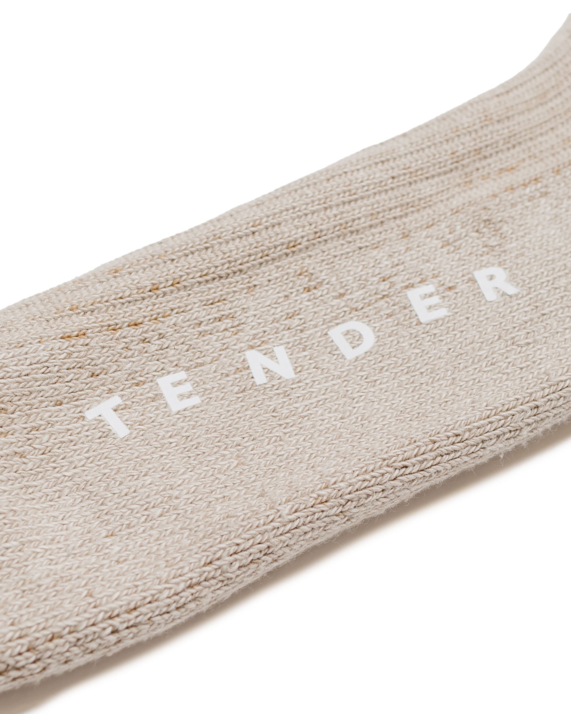 Tender Rib Socks Cotton Yarn Saddened Wattle Dyed fabric