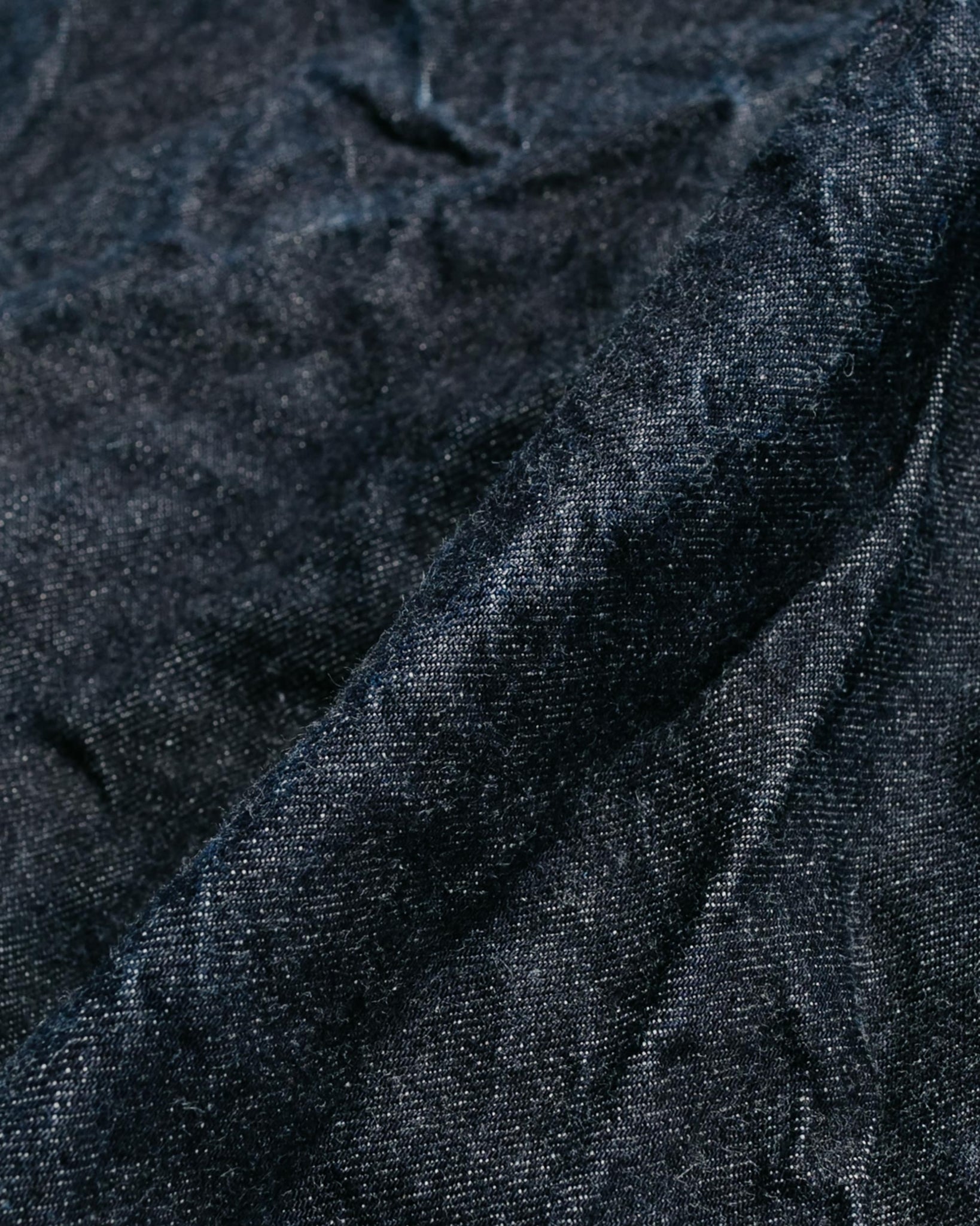 10.75oz Stretch Biodegradable Cotton Denim - Black | Core Fabrics
