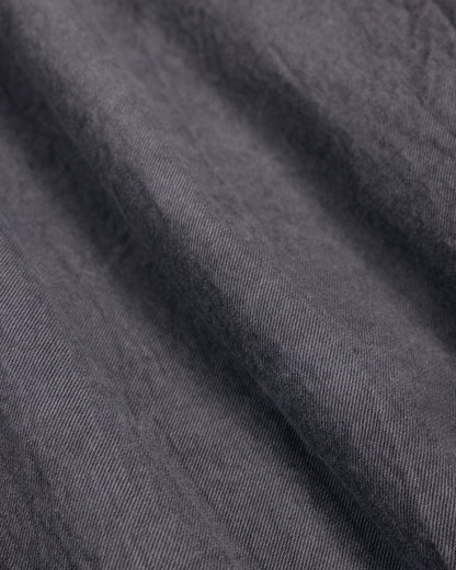 Tender Type 401 Pleat Pocket Shirt Cotton Drop Cloth Grey Logwood