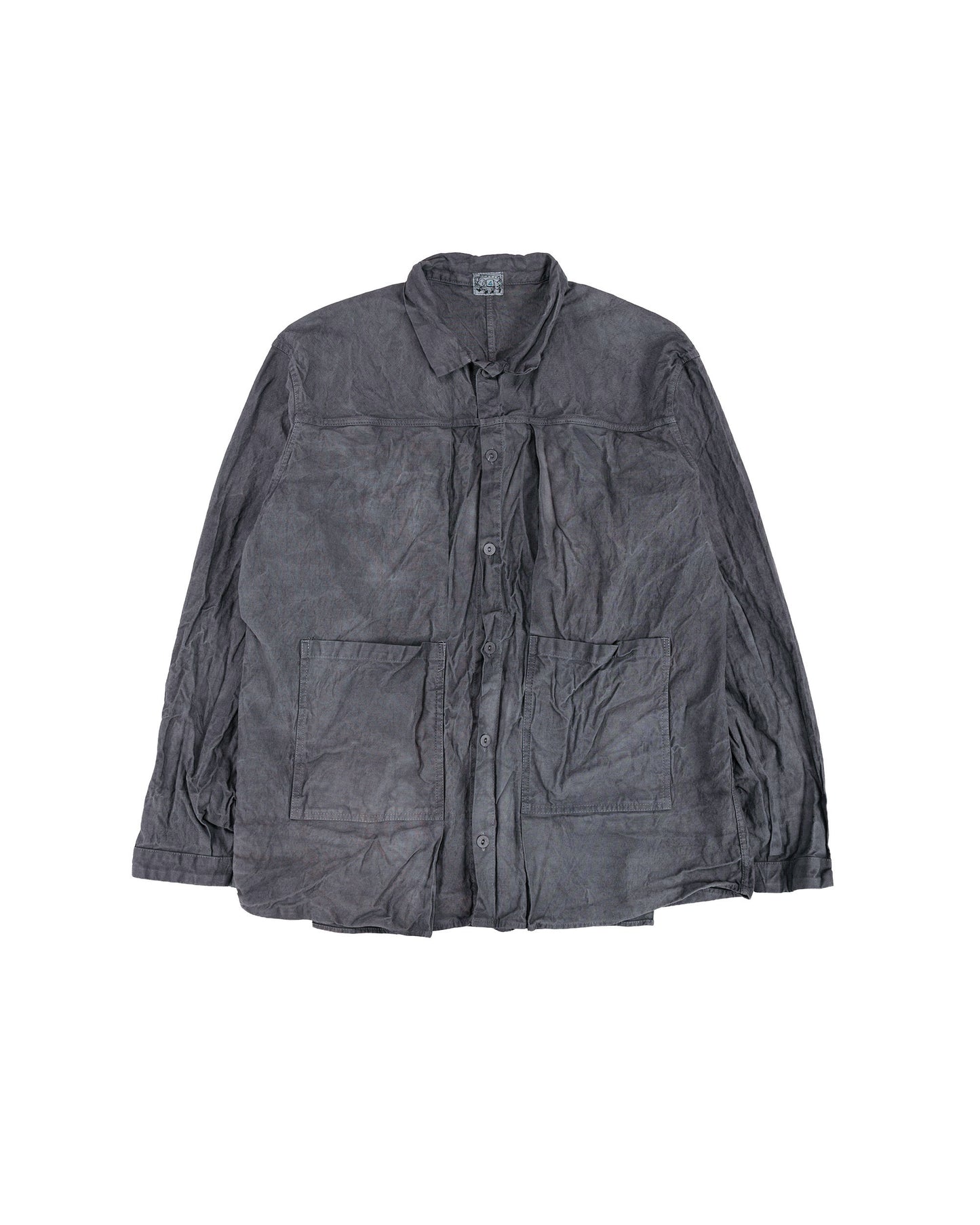 Tender Type 402 Two Birds Shirt Cotton Drop Cloth Grey Logwood