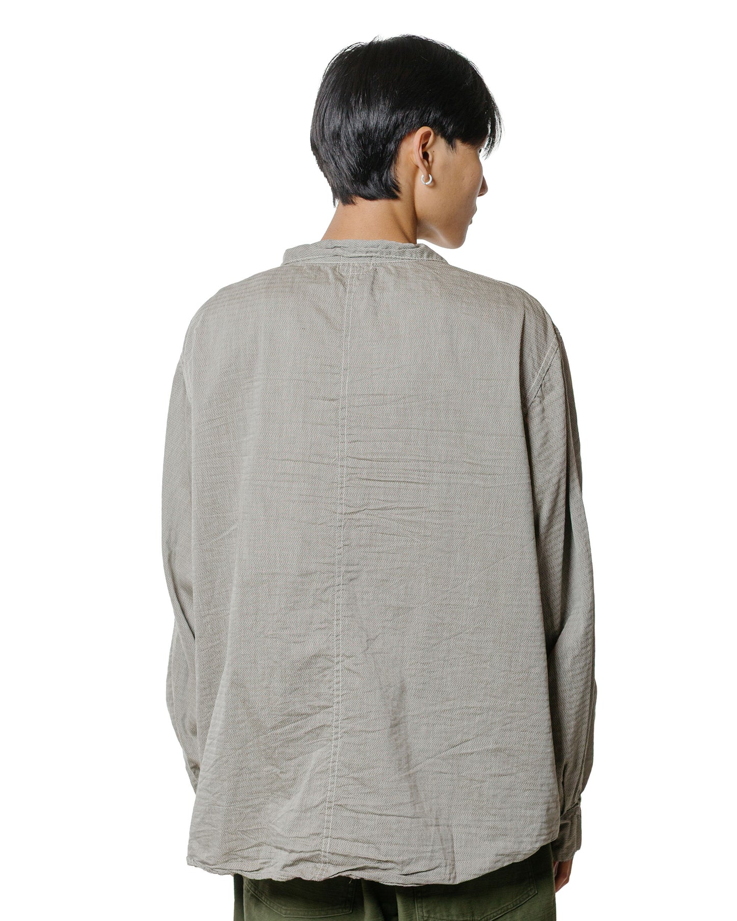 Tender Type 439 Stole Pocket Butterfly Shirt Thunderbolt Cotton Cambric Rinsed