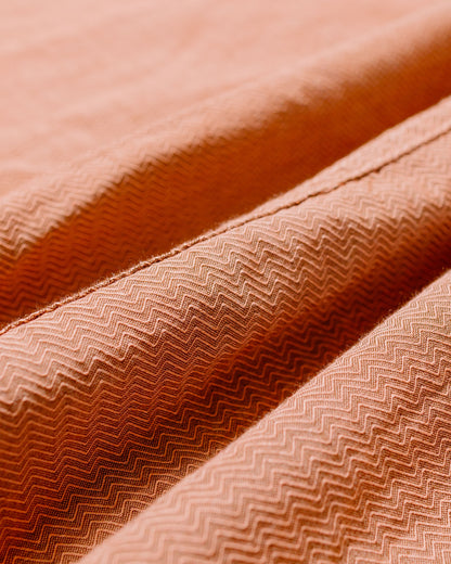 Tender Type 439 Stole Pocket Butterfly Shirt Thunderbolt Cotton Cambric Turkey Red Dyed