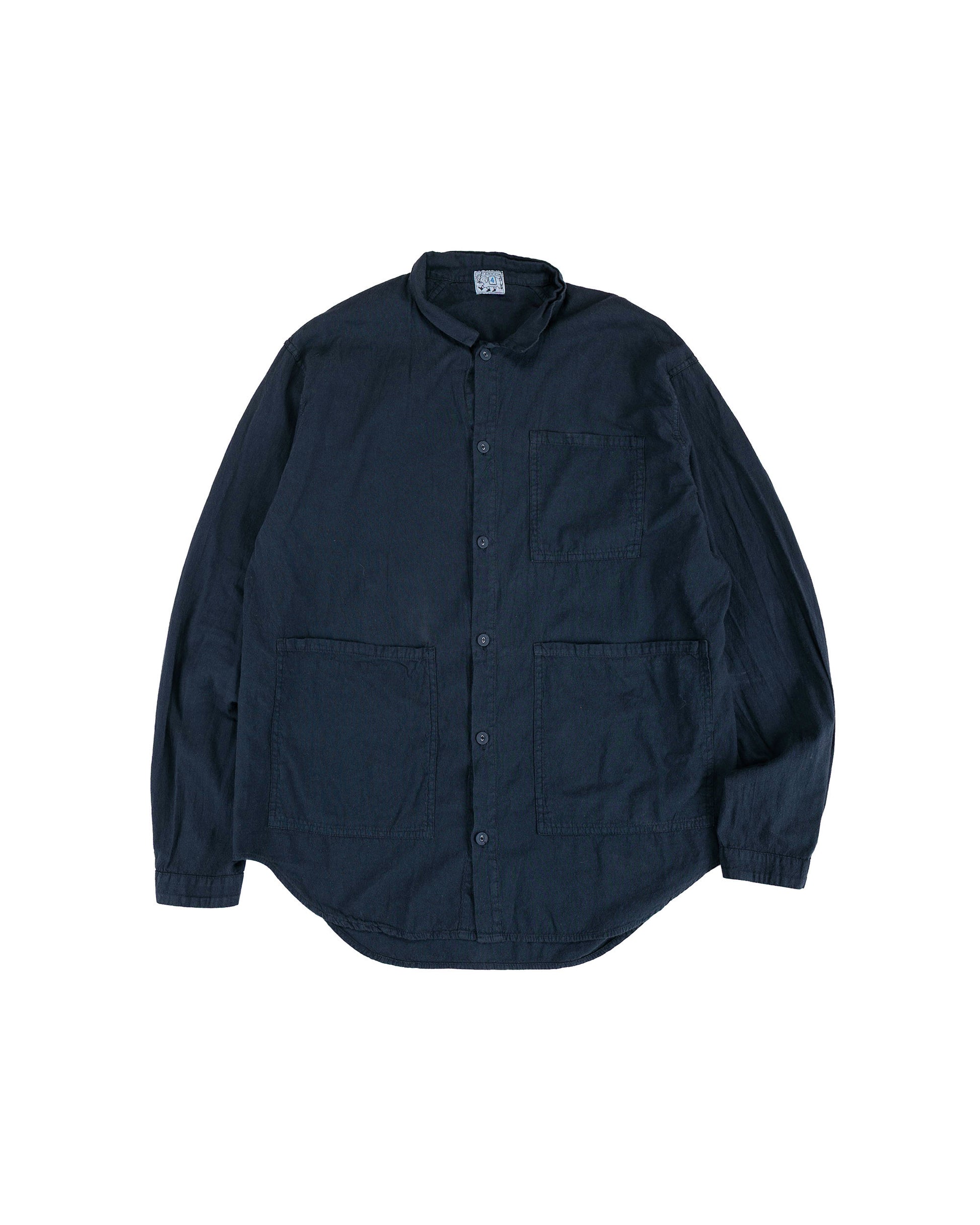 Tender Type 457 Frock Shirt Cotton Pyjama Hadal Blue