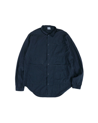 Tender Type 457 Frock Shirt Cotton Pyjama Hadal Blue