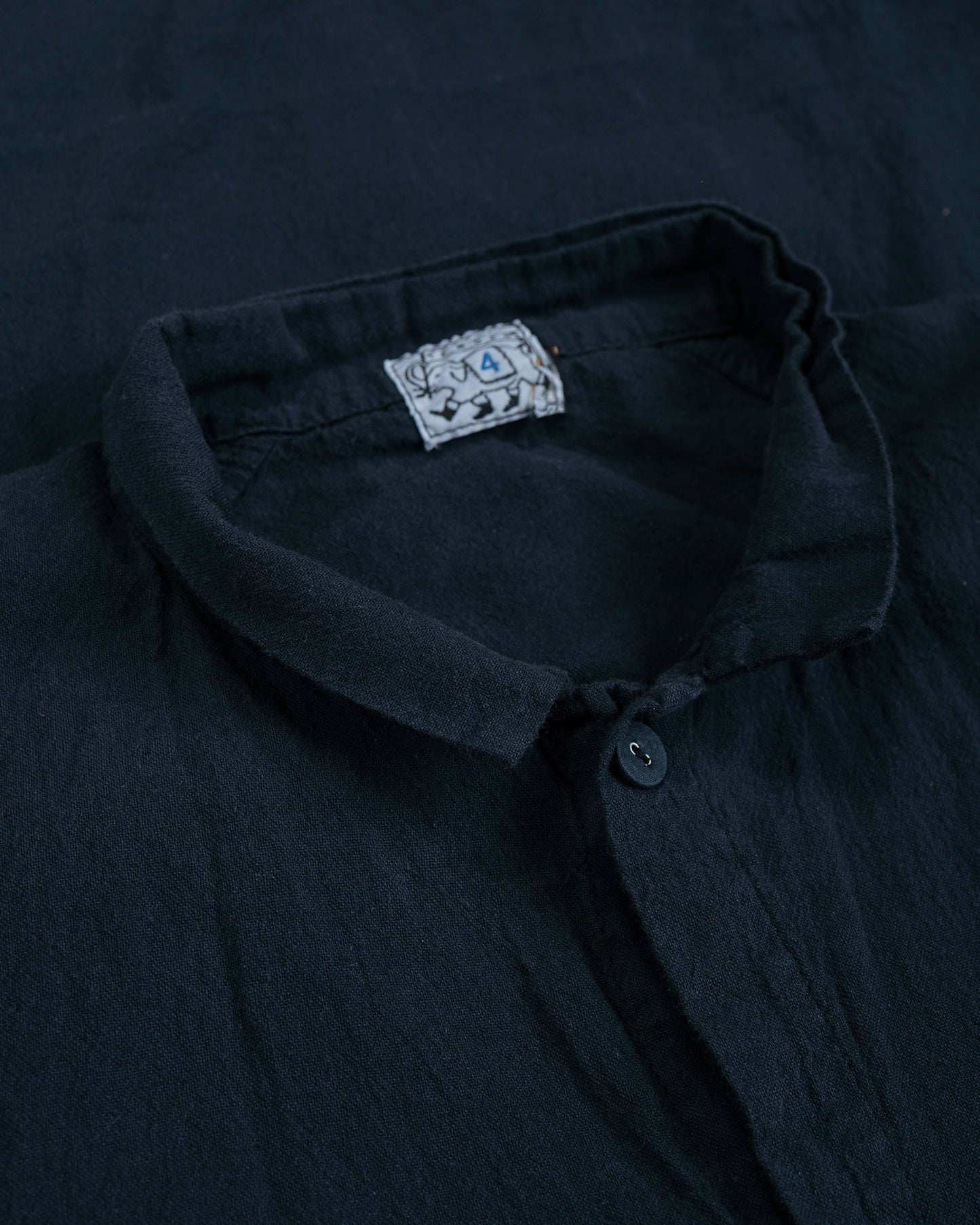 Tender Type 457 Frock Shirt Cotton Pyjama Hadal Blue