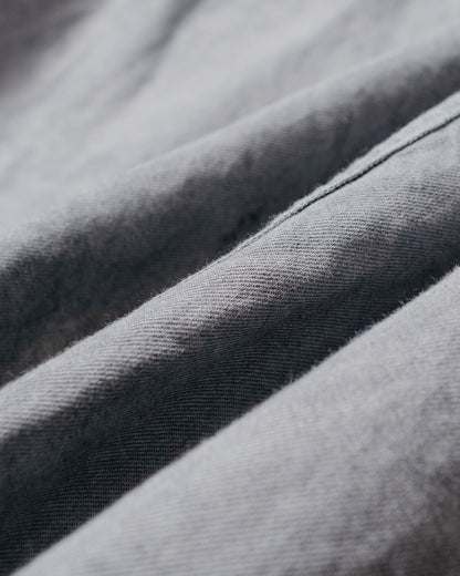 Tender Type 471 Plastron Shirt Clean Cotton Drill Chestnut Dyed