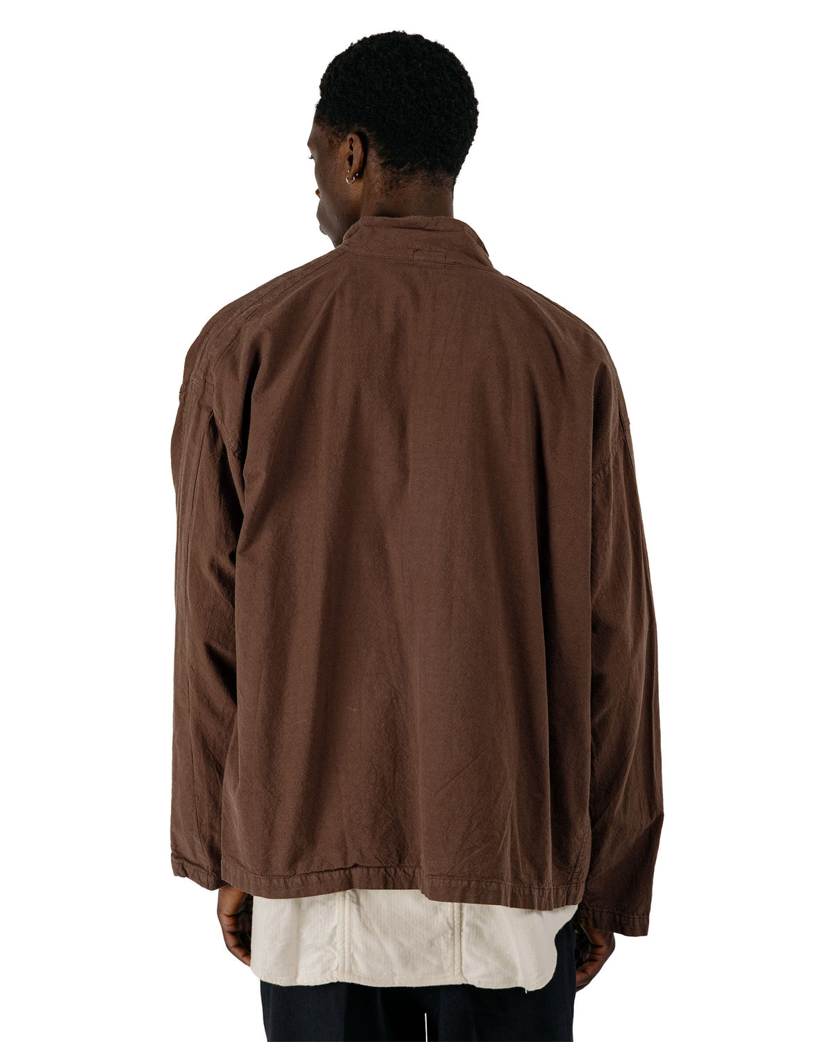 Tender Type 485 Isosceles Shirt Cotton Sheeting Brown Hat