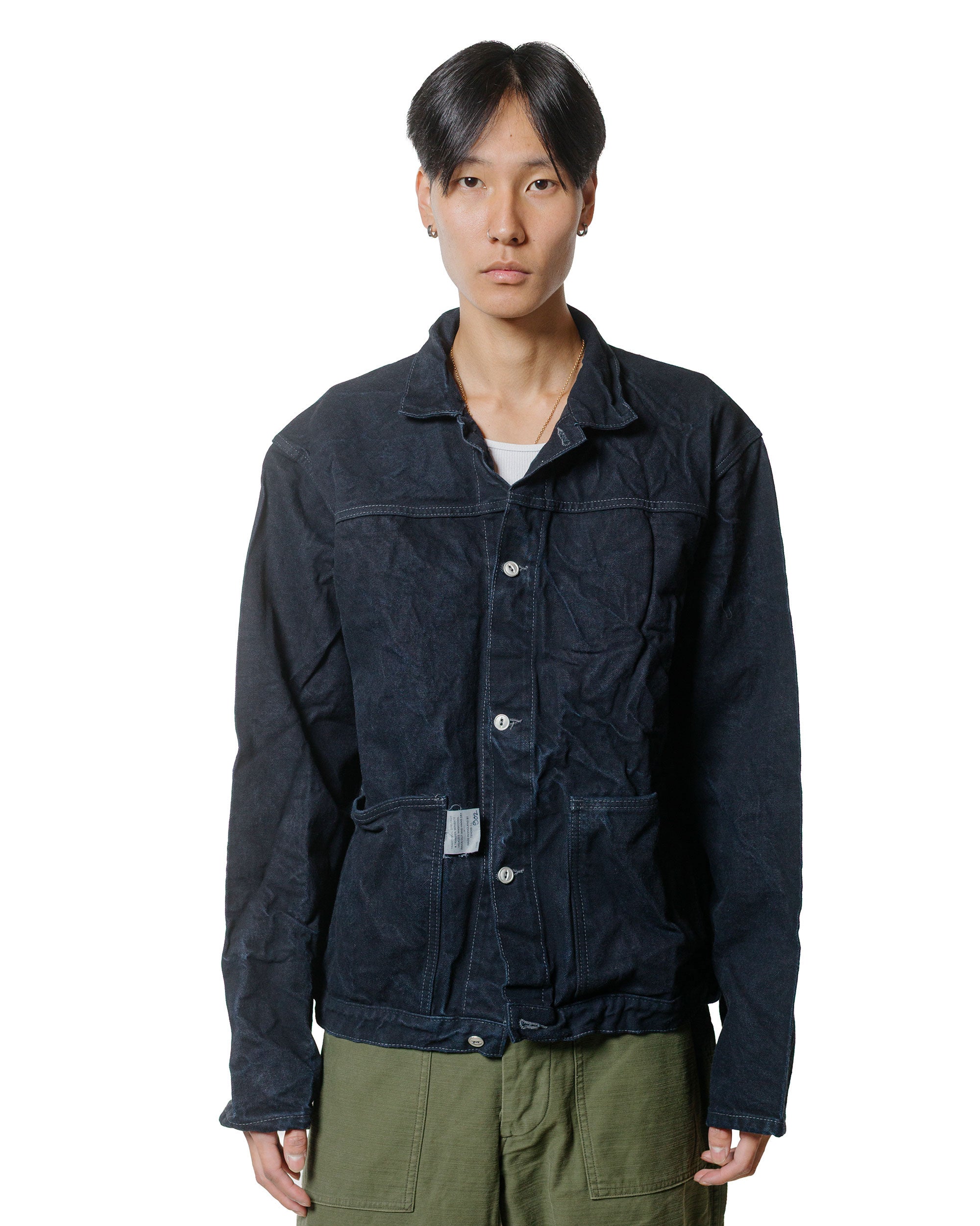 テンダー TENDOR  TYPE 902 EDITED JEANS JACKET RINSED 16オンスセルビッチデニムジャケット メンズ 4 テンダータイプ902エディテッドジーンズ 16オンスセルビッジデニムリンスド