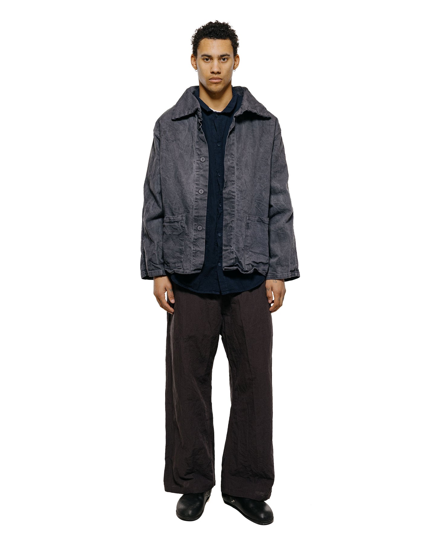 Tender Type 931 Scout Jacket Cotton Blackout Grey Logwood
