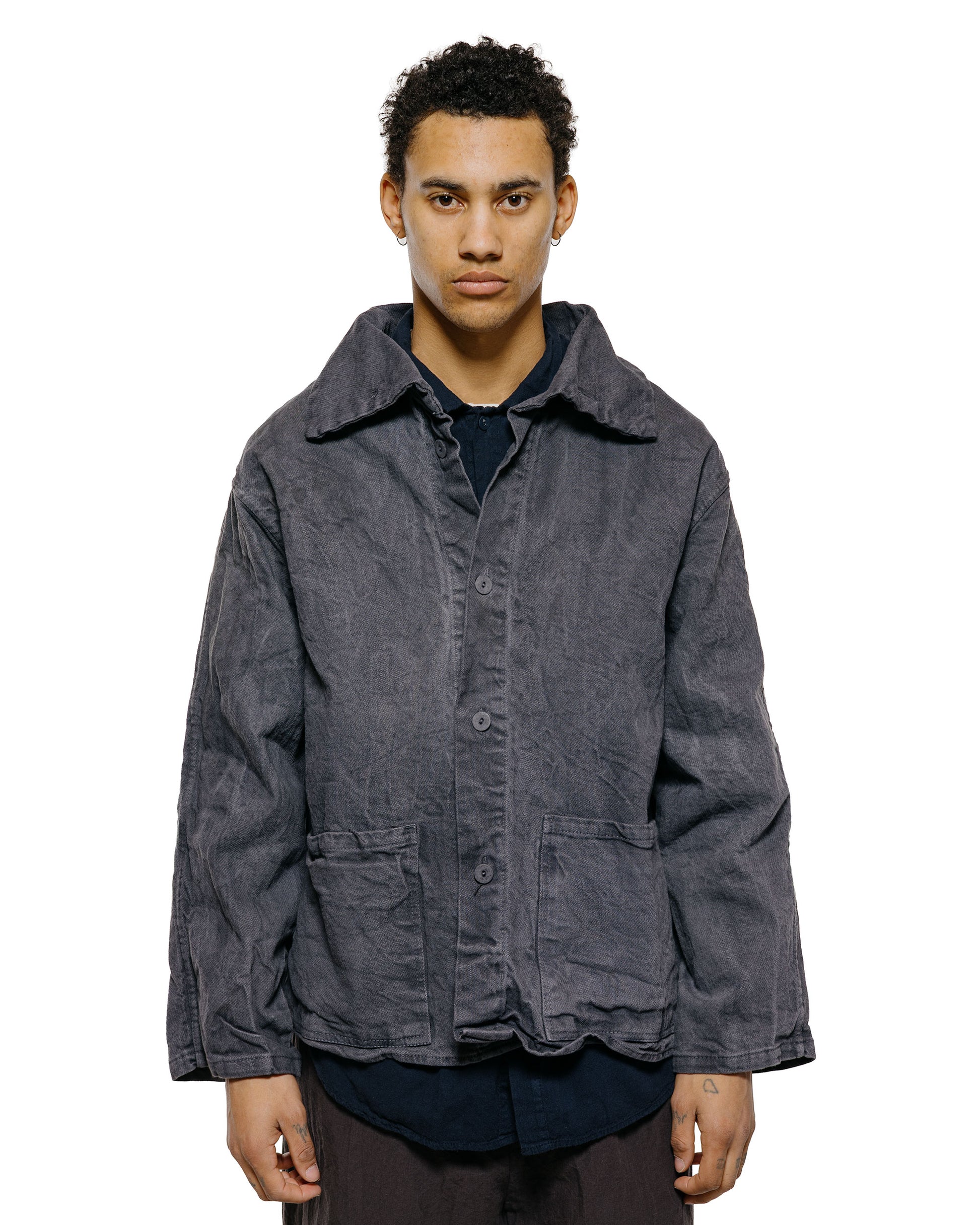 Tender Type 931 Scout Jacket Cotton Blackout Grey Logwood