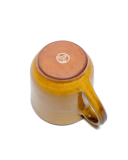 Tender x Lost & Found Mug Red Clay Amber Glazed Bottom