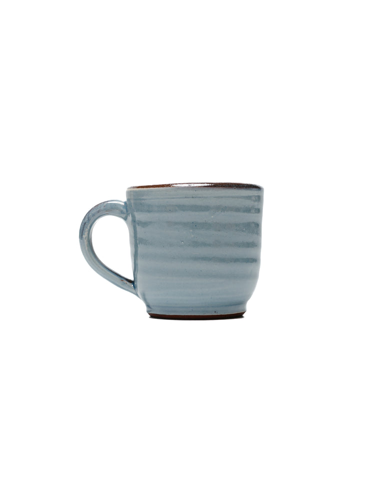 Tender x Lost & Found Mug Red Clay Cobalt Blue Glazed