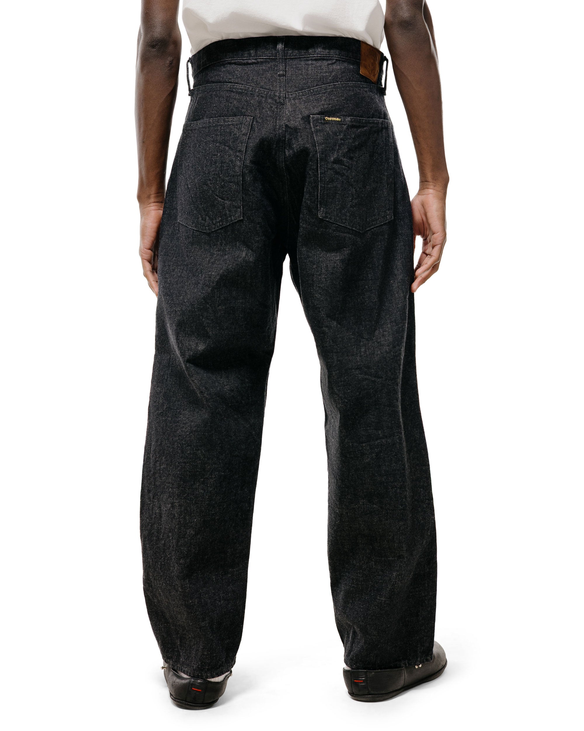 The Corona Utility CP005 W05 Five Pocket 13.5oz Selvedge Denim Black