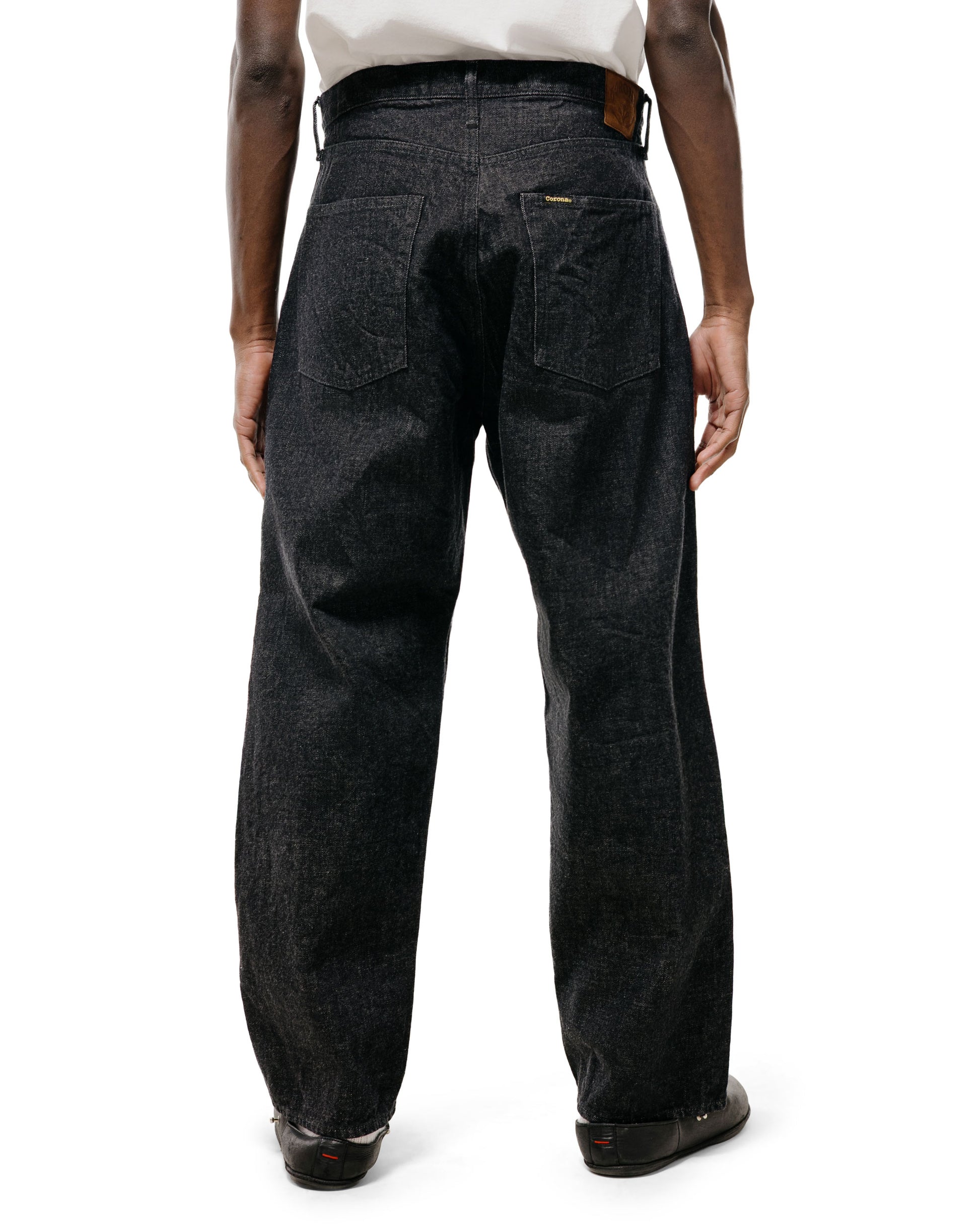 The Corona Utility CP005 W05 Five Pocket 13.5oz Selvedge Denim Black